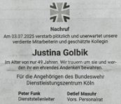 eine Anzeige
